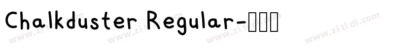 Chalkduster Regular字体转换